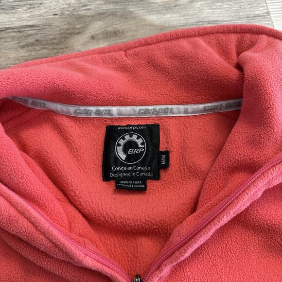 BRP Can‑Am Pink Full Zip Fleece Jacket – Women’s Medium - Picture 3 of 8
